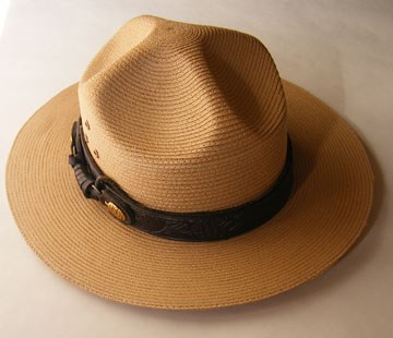 Park Ranger hat, straw.