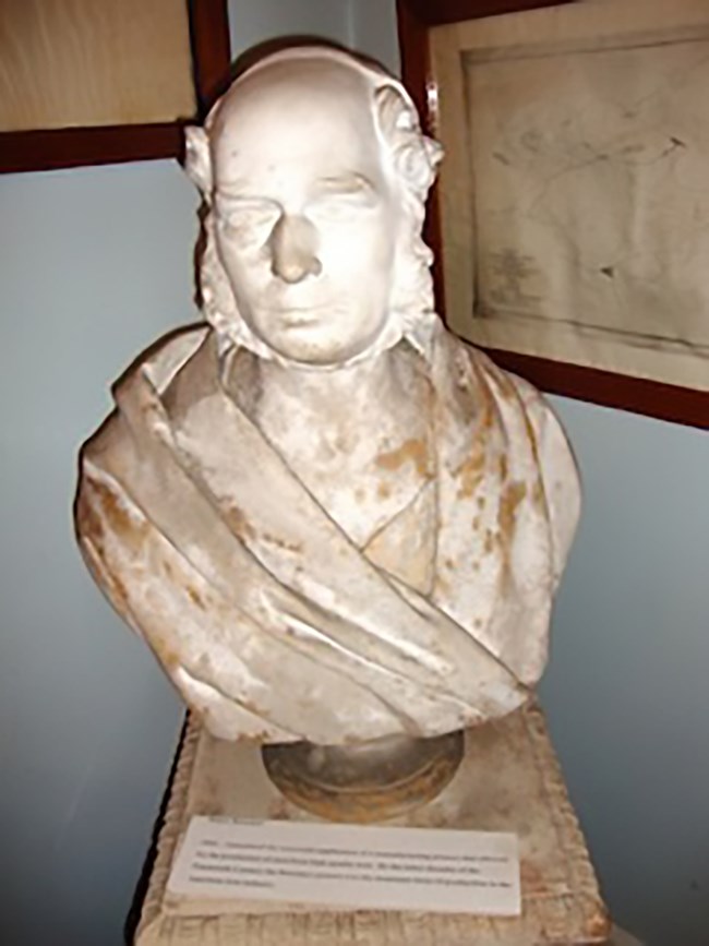 Ringwood Manor Breakfast Room Iron Bust.