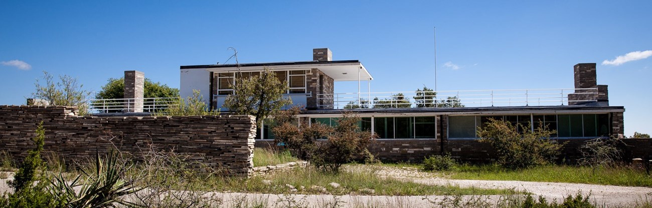 A long rectangular home