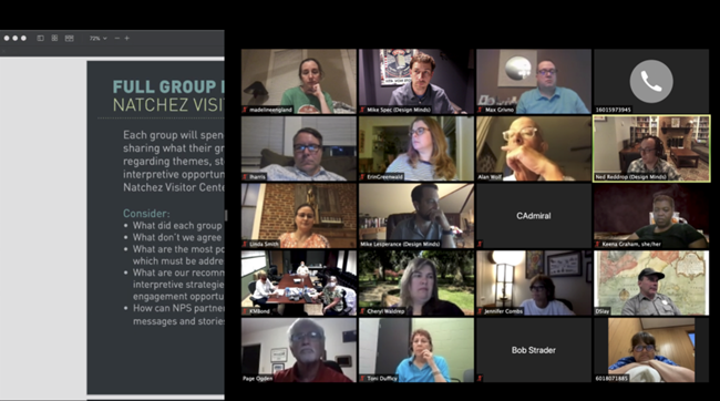 20 squares of participants in the NATC LRIP meeting