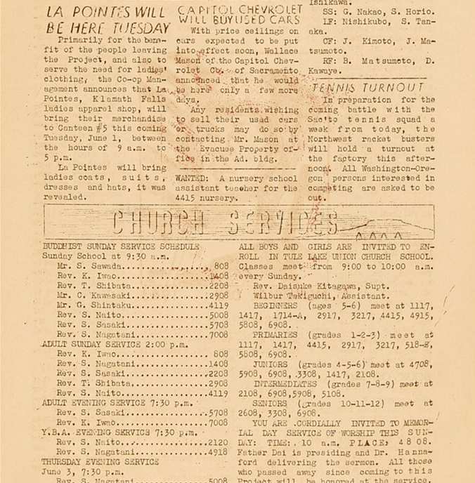 Tulean Dispatch Vol. 5. No 60. (May 29, 1943) pg. 2.