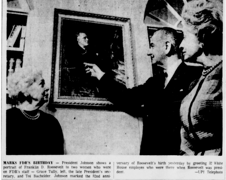 News Clipping from the Oxnard Press Courier, January 31, 1964.