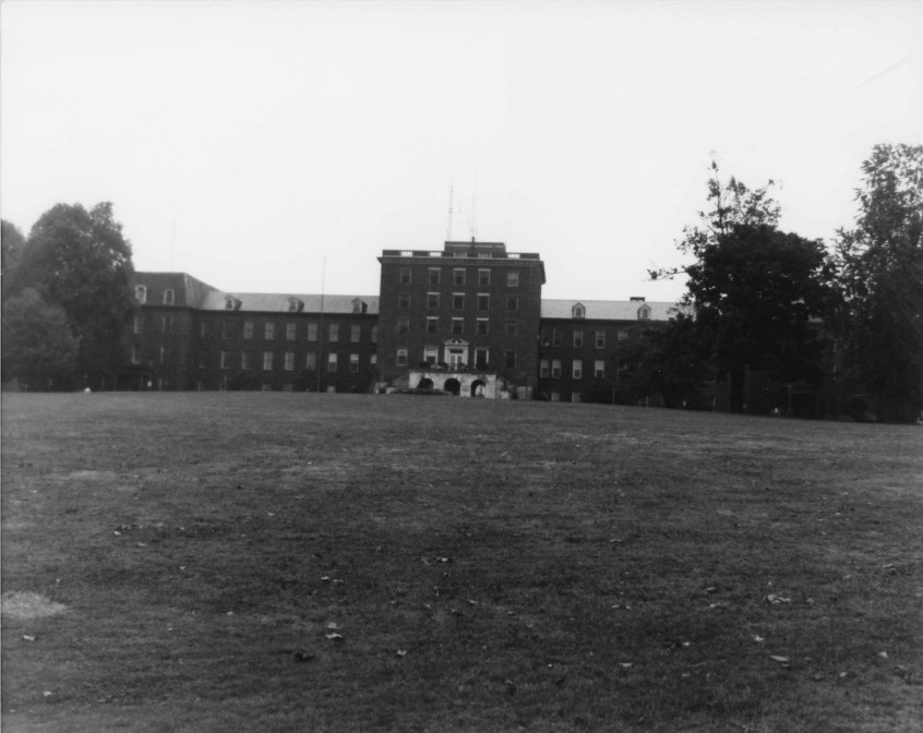 Photograph of Shrew Hall, the Oldest building on the Connecticut Valley Hospital Complex