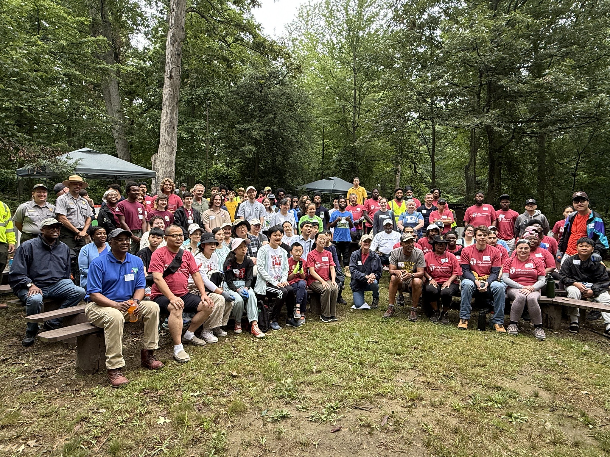 Group photo outdoors