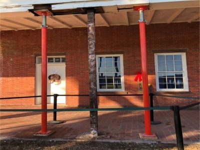 I Beams supporting Veranda of Fort Pulaski