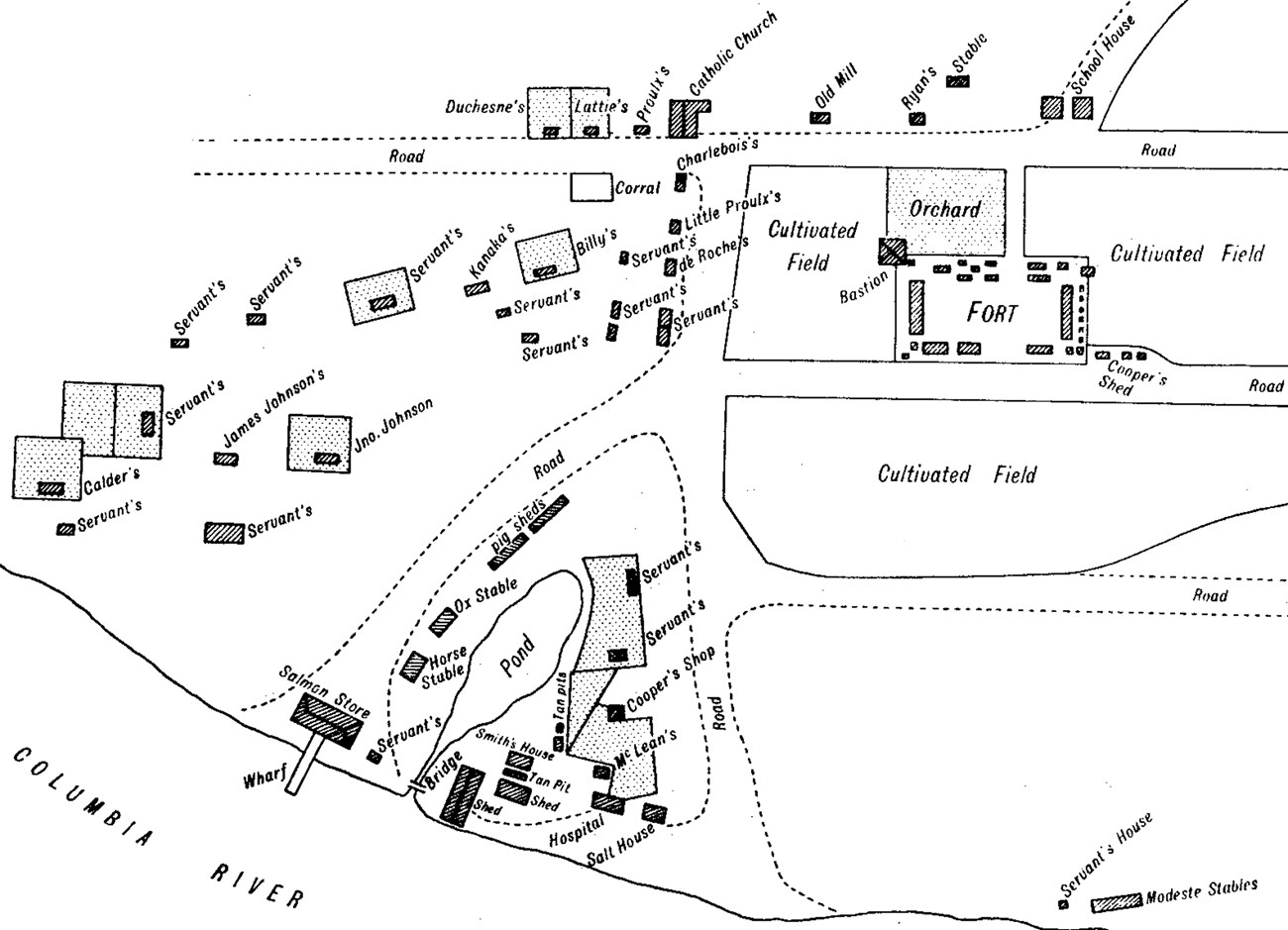 Village Trace from Covington Map