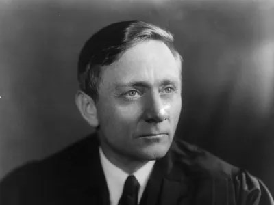 Black and white photo of William O. Douglas
