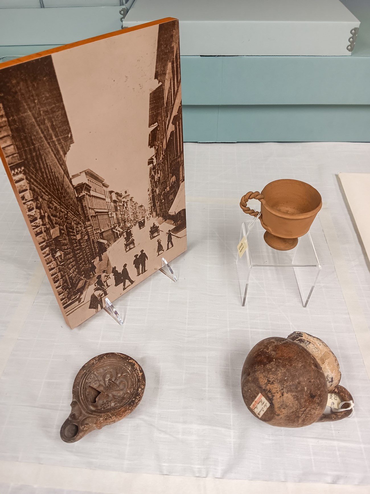 ceramics in mysterious marsh exhibit