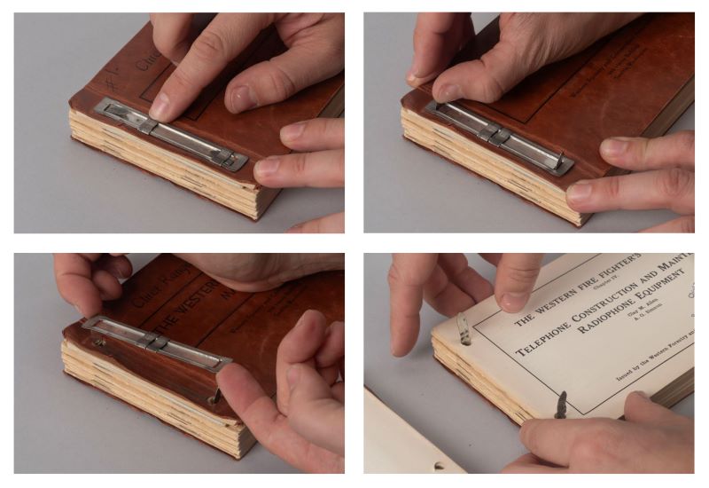 Steps to remove a prong fastener