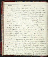 handwritten diary page of James A. Garfield