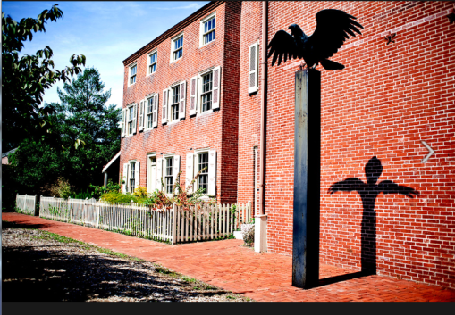 a home made made of red brick