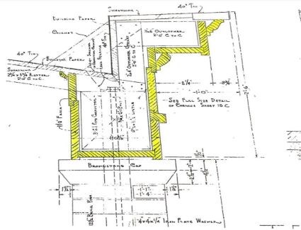 Construction plan drawing