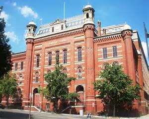 a large building made of brick