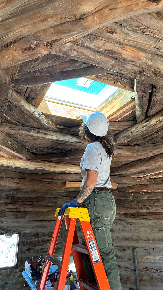 historic Ranger Hogan Skylight Install