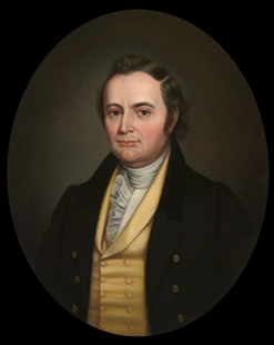 painting of a man wearing a suit