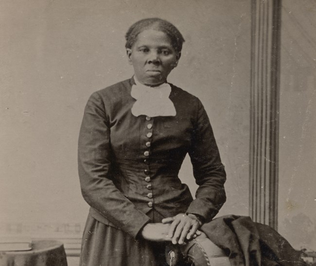 African American women posing in a black and white photograph