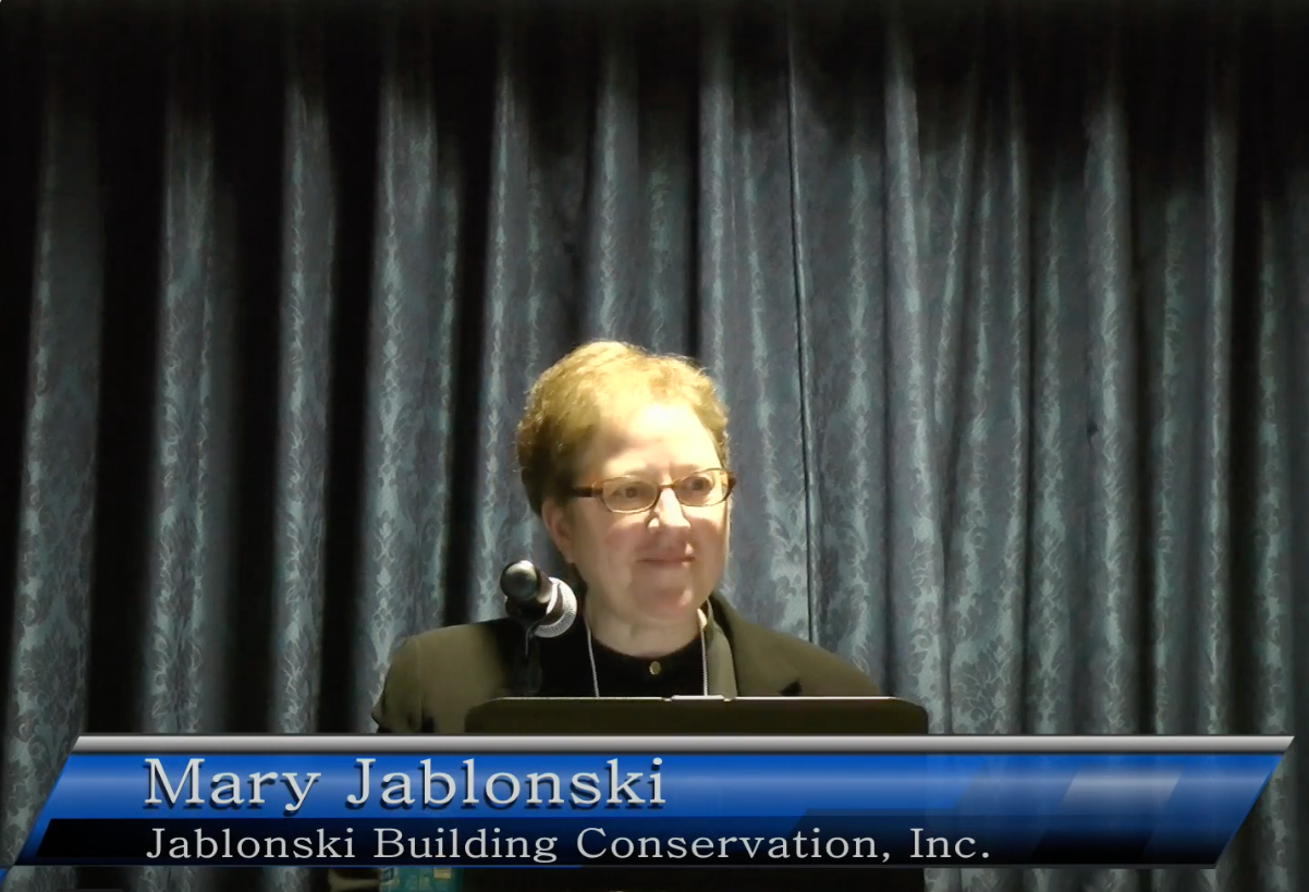 Mary Jablonski: Distinguished New York  Architectural Conservator