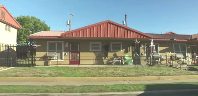 Public housing units which are being demolished via gentrification.