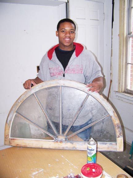 Randolph CTC students learn to restore historic wood windows