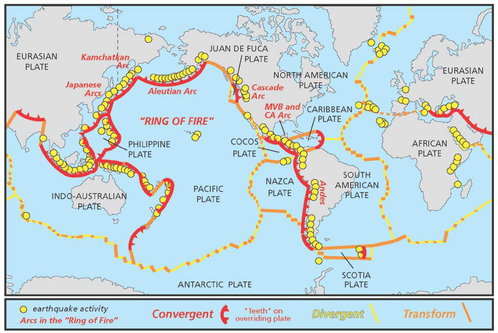 Plate Tectonics And Volcanoes - Volcanoes, Craters & Lava Flows (U.S ...