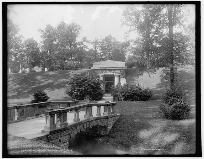 Photo of historic cemetery.