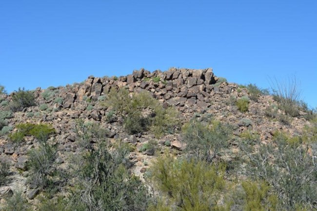 View of Signal Hill from the distance