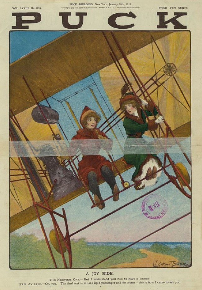Two women pilots cartoon