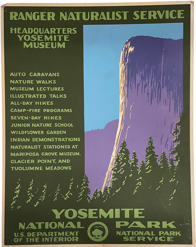 Poster featuring purple El Capitan