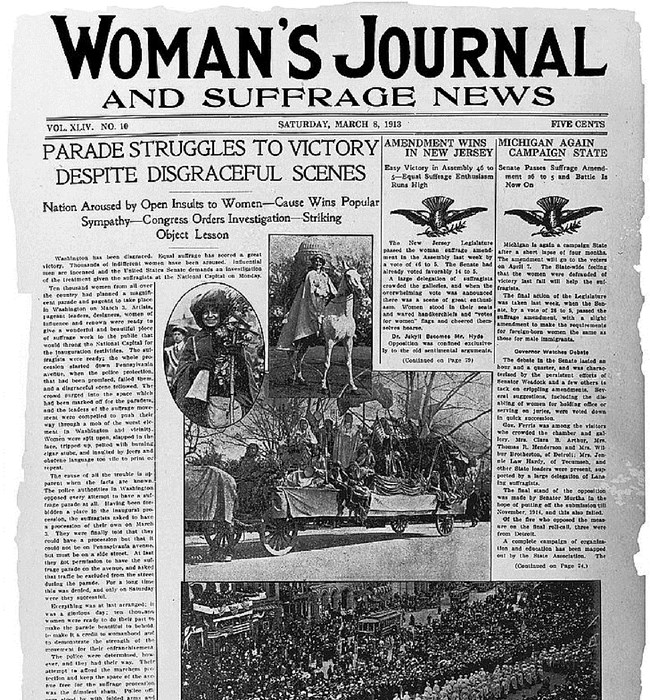 In The Press Womens Suffrage Us National Park Service