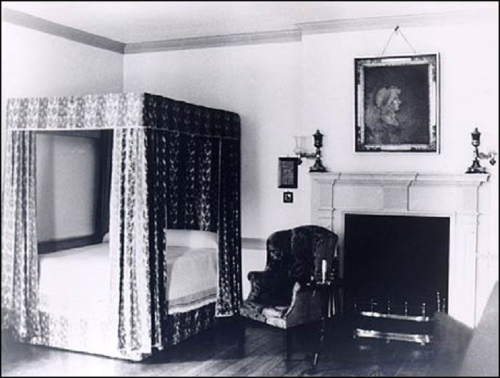 Master bedroom, John Marshall House. Courtesy of Association for the Preservation of Virginia Antiquities.