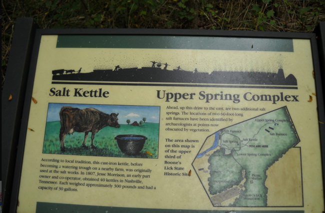 interpretive sign about Boone Lick Country