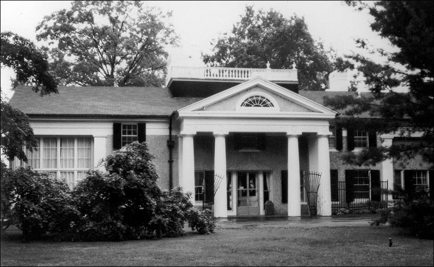 Exterior of a large house.