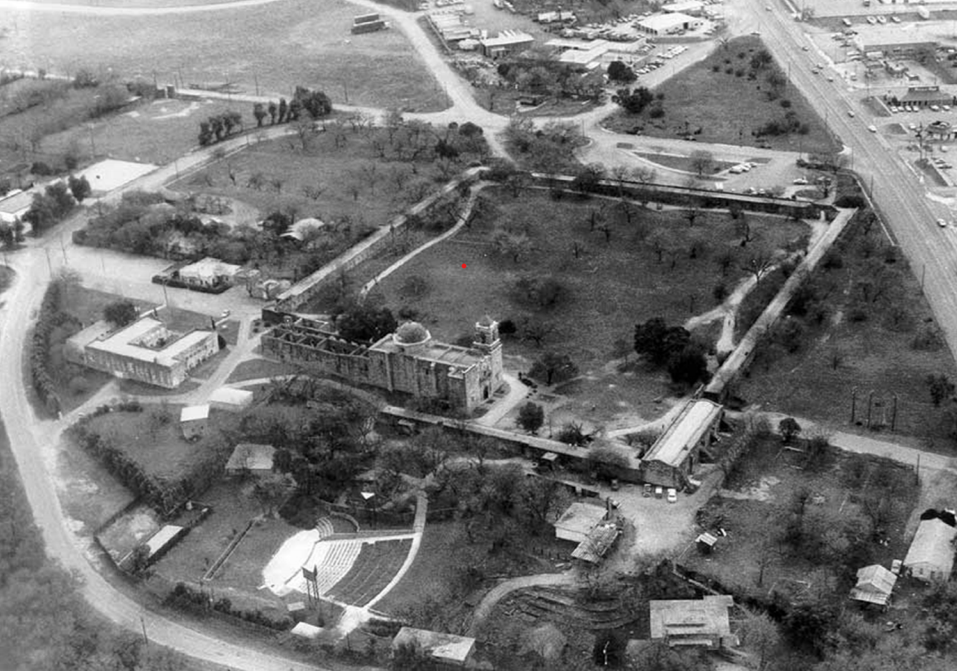 Aerial view of Mission San José