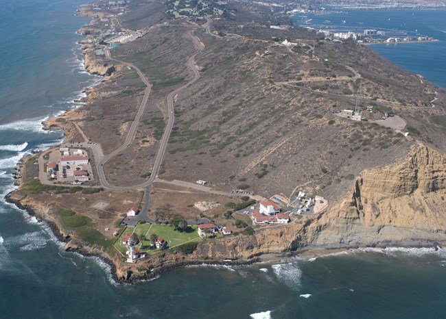 aerial view of point loma