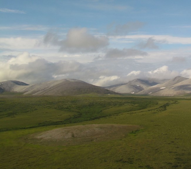 tundra and rolling hills