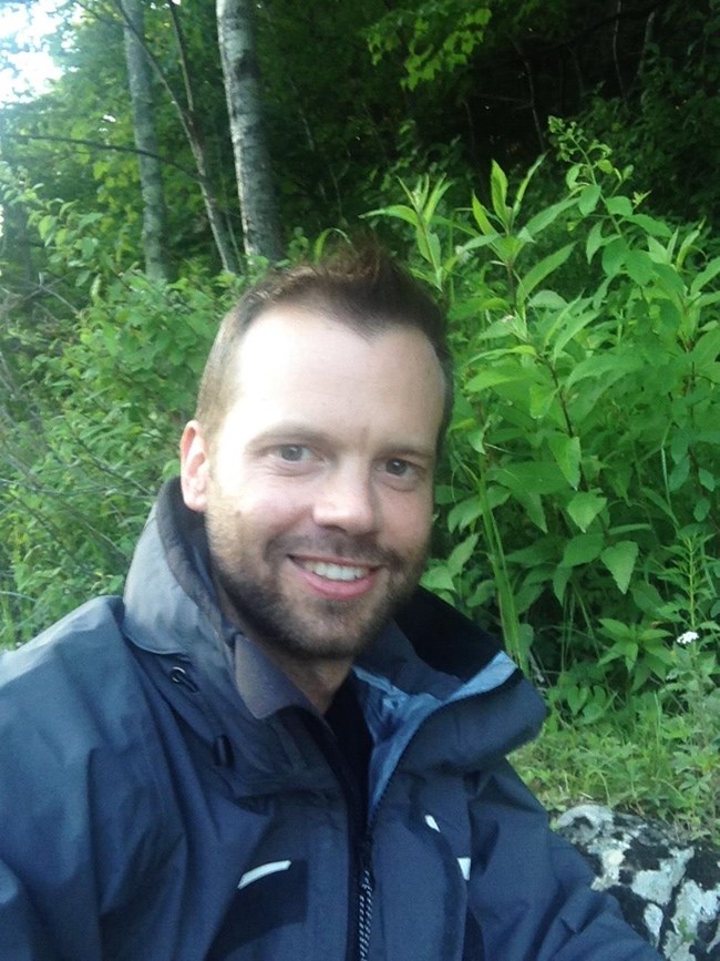 Chris Buczko in the field