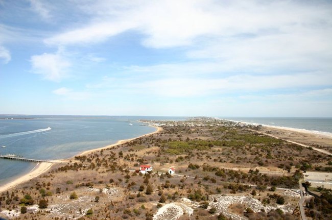 View of the Fire Island landscape
