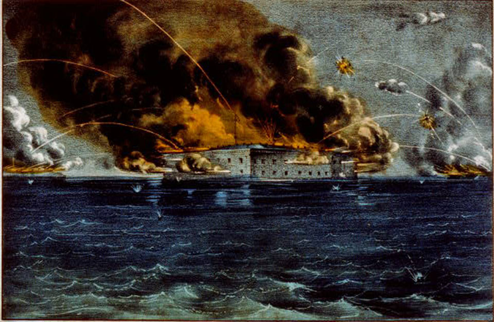 Battle Of Fort Sumter, April 1861 (U.S. National Park Service)