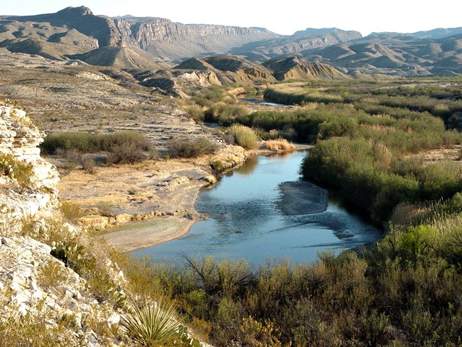 Landscape and river