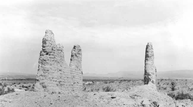 Ruins of a building