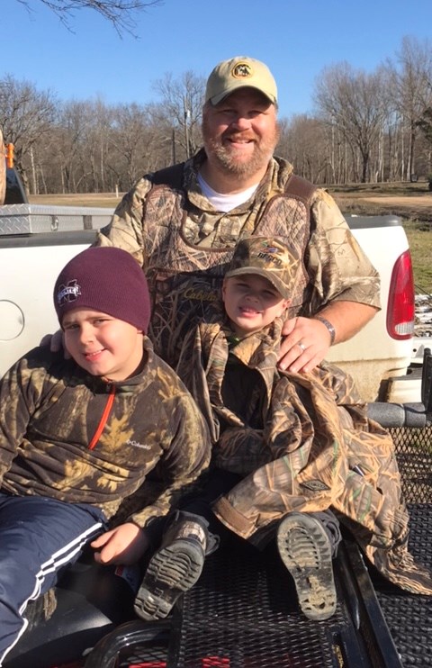 Kevin TYler with his sons