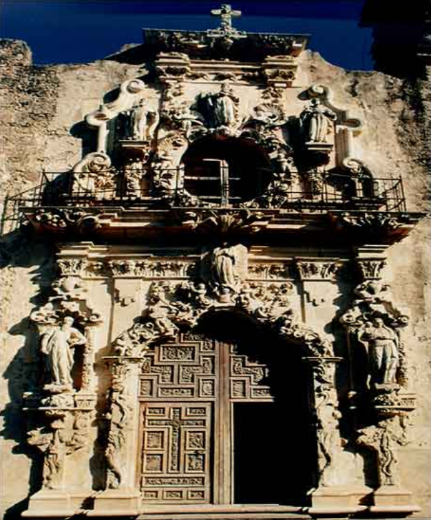 Main entrance of the Mission San José Church