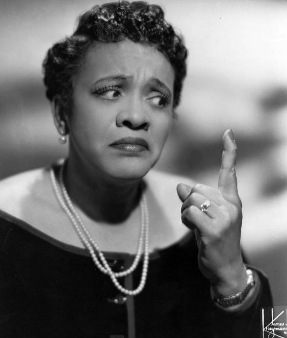 Headshot of Jackie Moms Mabley a 1944 publicity photo