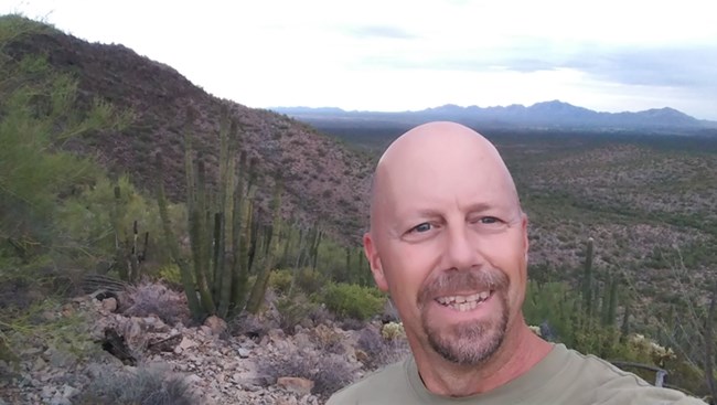 Scott Stonum in Organ Pipe National Monument