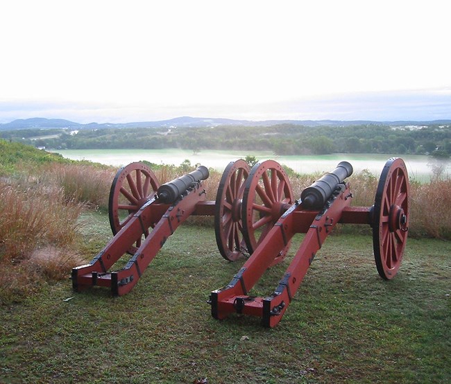 cannon above river valley