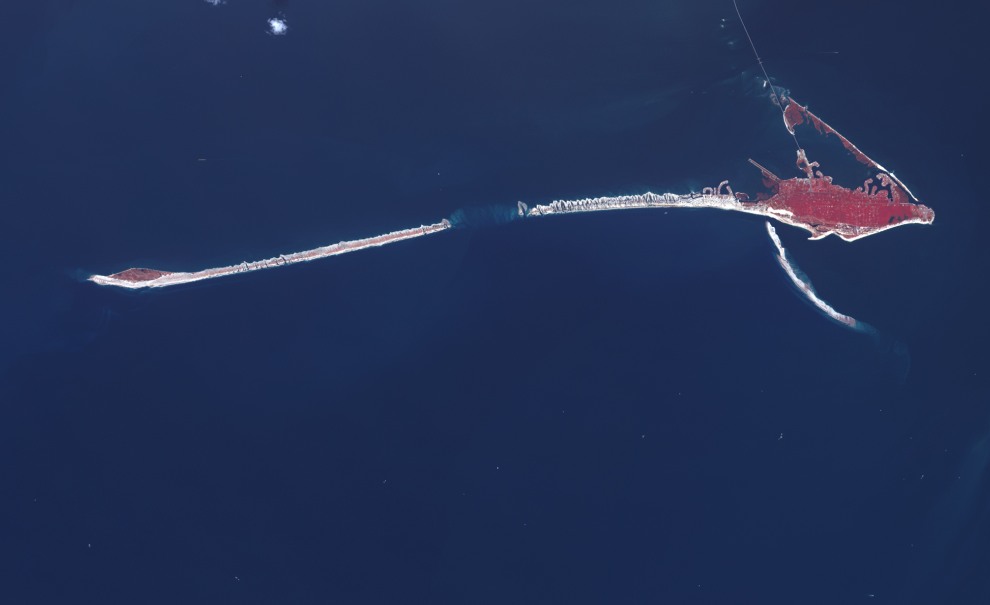 aerial view of small islands