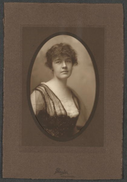 Mrs. David Terry of Little Rock, Arkansas was a member of the National Advisory Council of the Congressional Union. Library of Congress.
