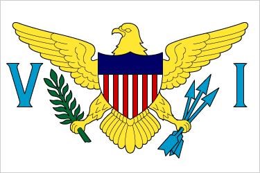 US virgin islands flag