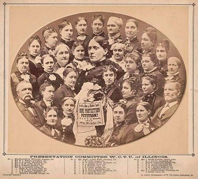 Frances Willard and the WCTU. Coll. Library of Congress