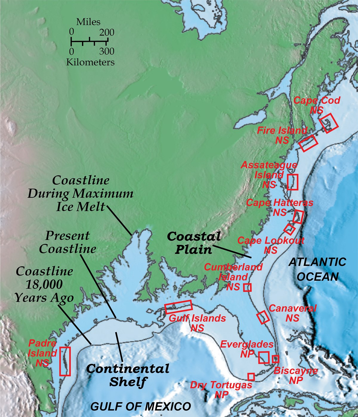 Divergent Plate Boundary—Passive Continental Margins - Geology (U.S ...